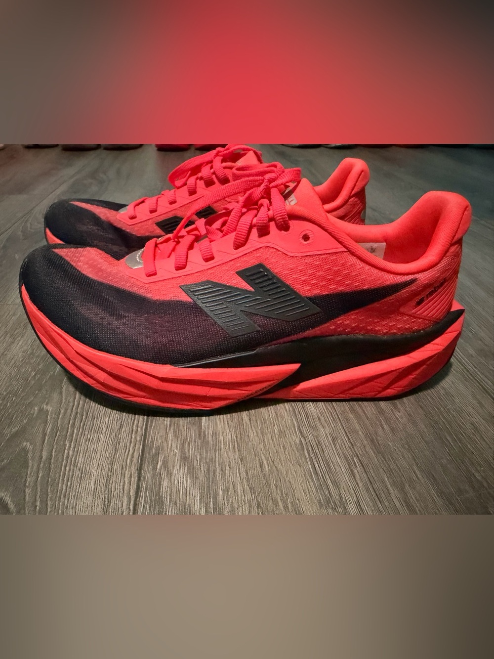 New Balance women’s rebel Running Shoe - Red/Black